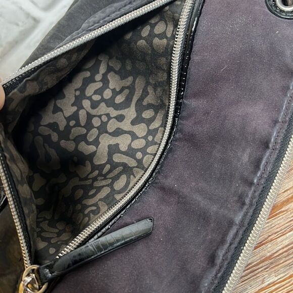 Kipling Vintage Nylon & Leather Crossbody Bag Purse - Picture 8 of 9